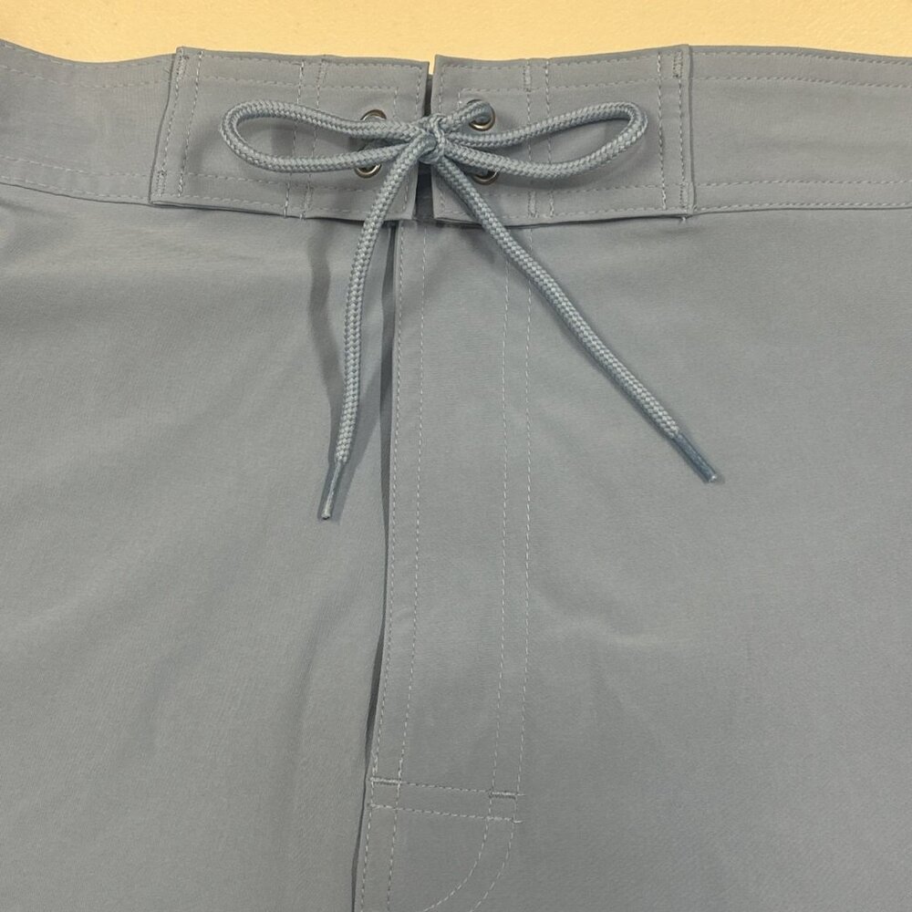 Caribbean Big & Tall 3XB Cargo Swim Trunks Mens Lined Indigo Blue Shorts 9" - Picture 4 of 7